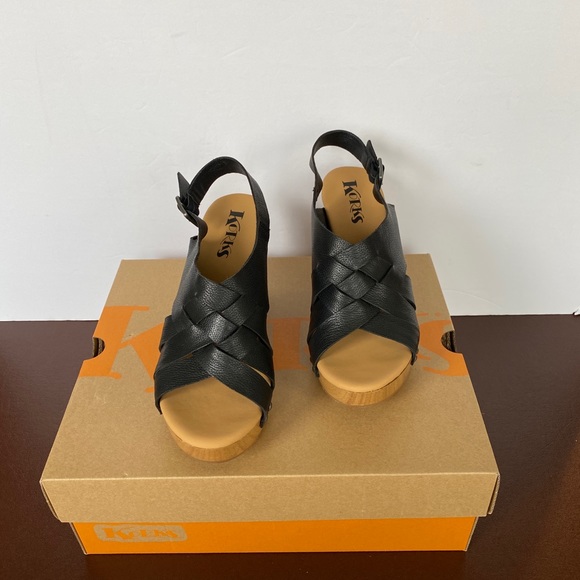 NEW  Korks Barango Wooden Block- Black Lea… - Picture 6 of 8